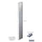 Triton Products (1) 36 In. W x 4.5 In. H Silver Epoxy 18-Gauge Steel Square Hole Pegboard Strip LBS-1S - alternate 4